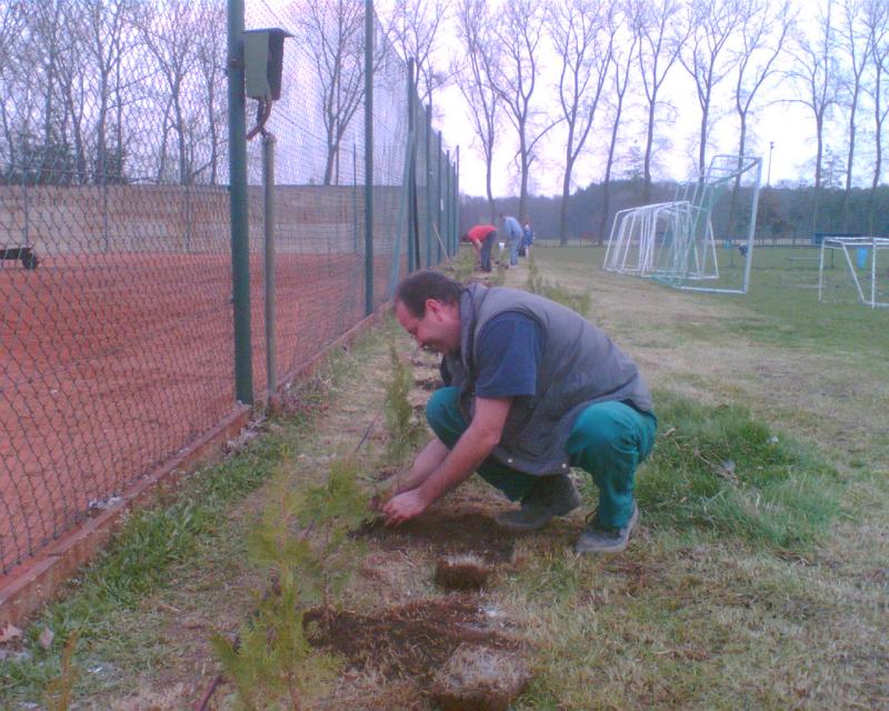 Brigáda na stadionu foto číslo 2.